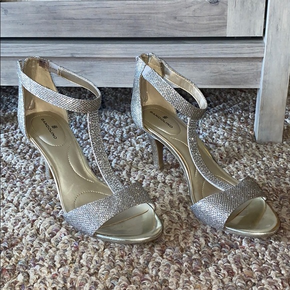 Bandolino Shoes - Silver/Jeweled High Heels